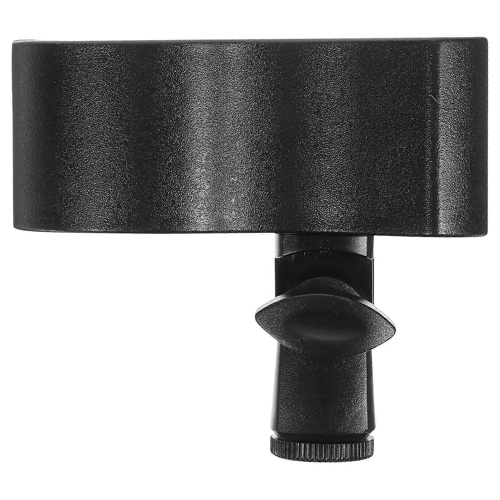 Mic Clip Adjustable Microphone Holder for Microphones 3Pcs Black ABS Set