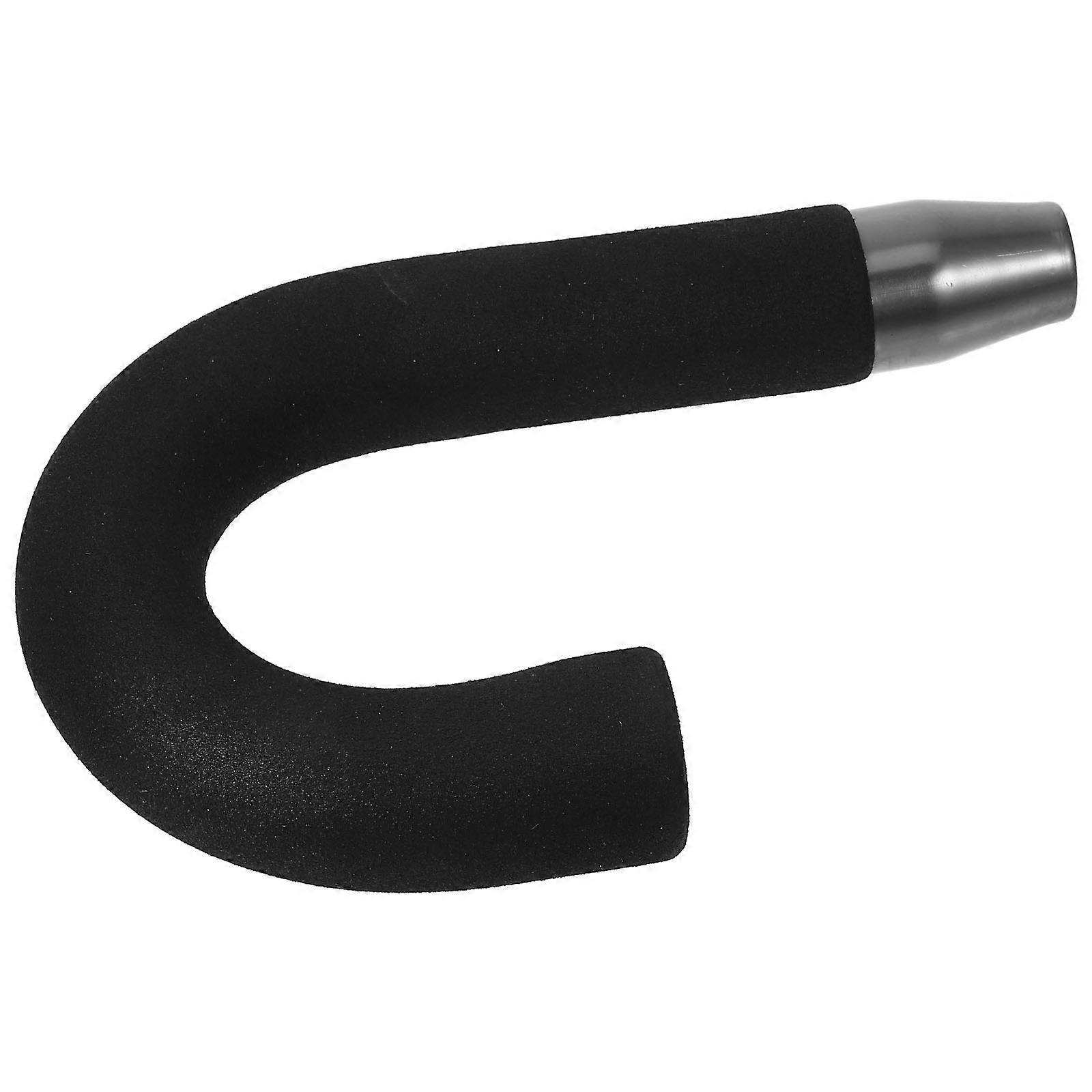 Curved Umbrella Handle Replacement Grip 5Pcs Designed For Daily Use Umbrellas With Black Plastic Material For Secure Grip