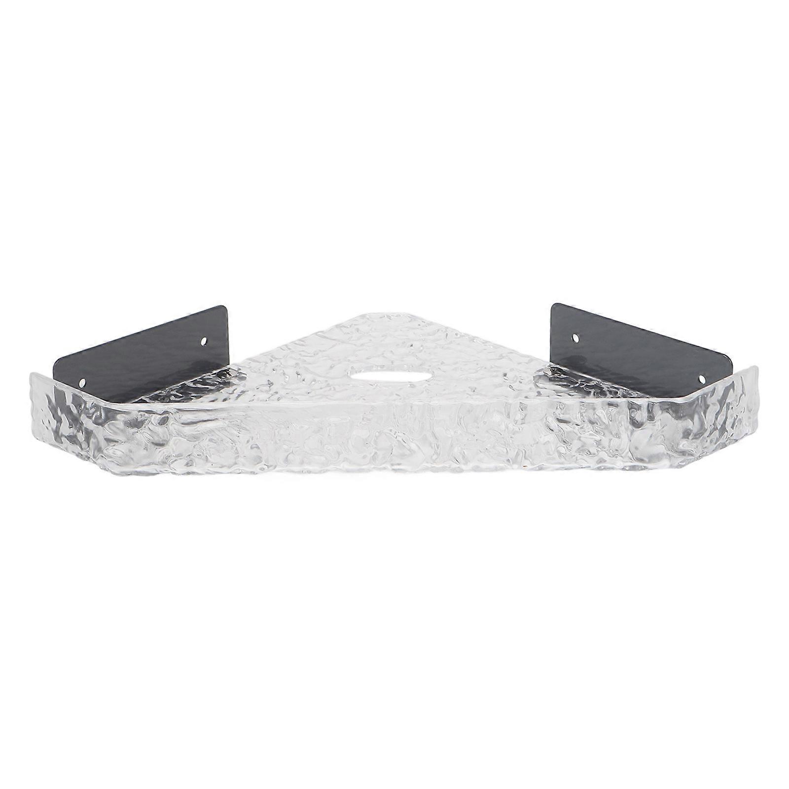 Bathroom Storage Rack Acrylic Corner Mounted for Rv 4Sets Organizer