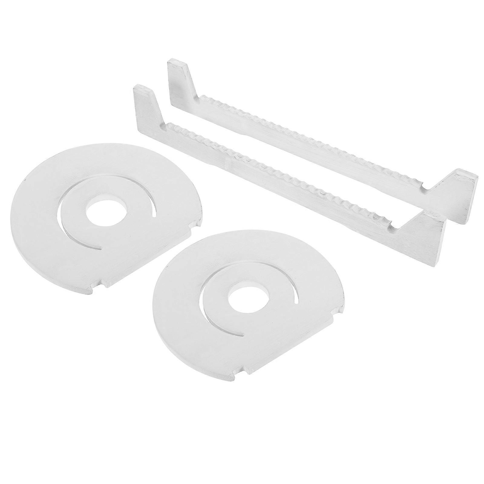 White Wood Cd Display Shelf Tabletop Stand for Storage 4Pcs Unit