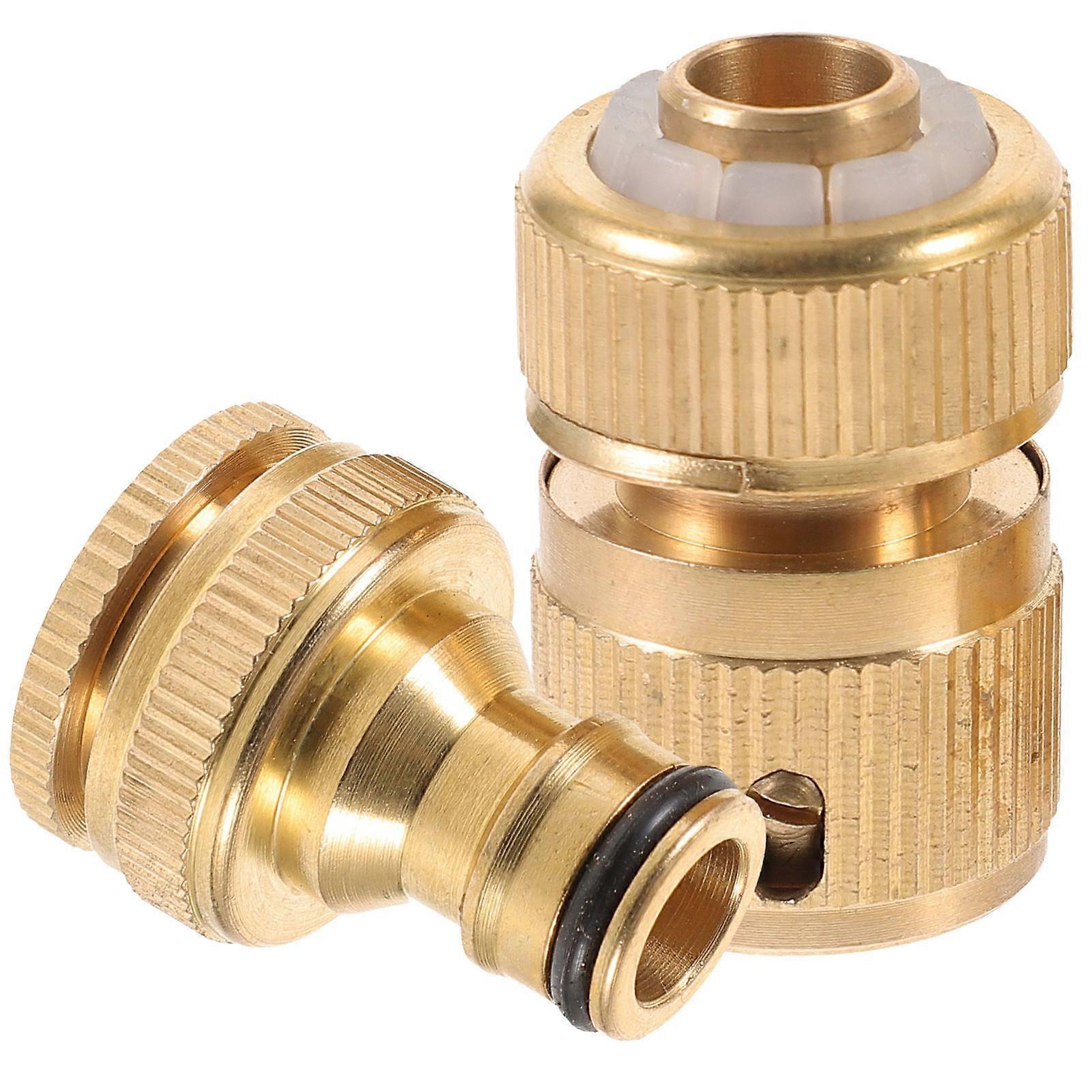 Quick Connect Hose End Replacement Garden Hose Repair Connector 4Pairs