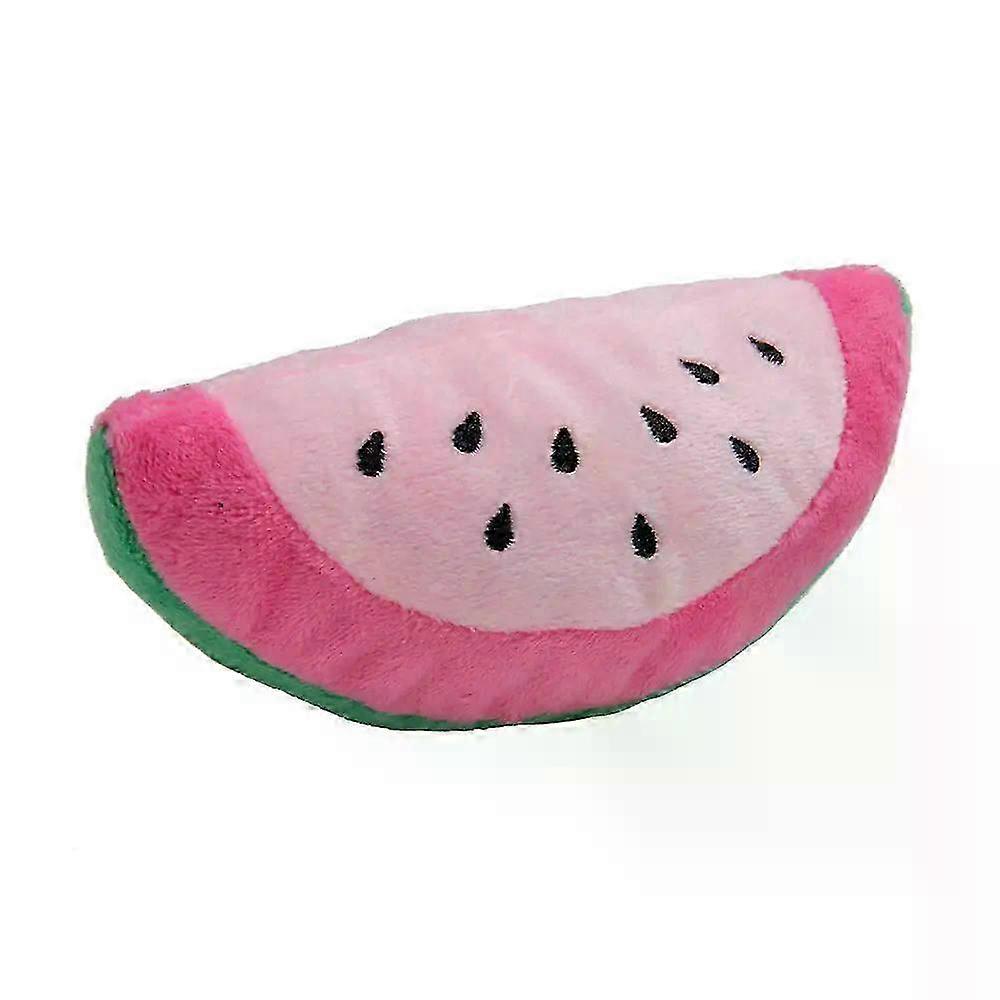Pet Toys Plush Squeaky Toy Bite-resistant Clean Dog Chew Puppy Training Toy Soft Banana Bone Vegetable Fruit Pet Supplies