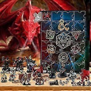 Adventný kalendár Dungeons & Dragons 24 darčekov Vianočné sviatky Blind Box Darčeky