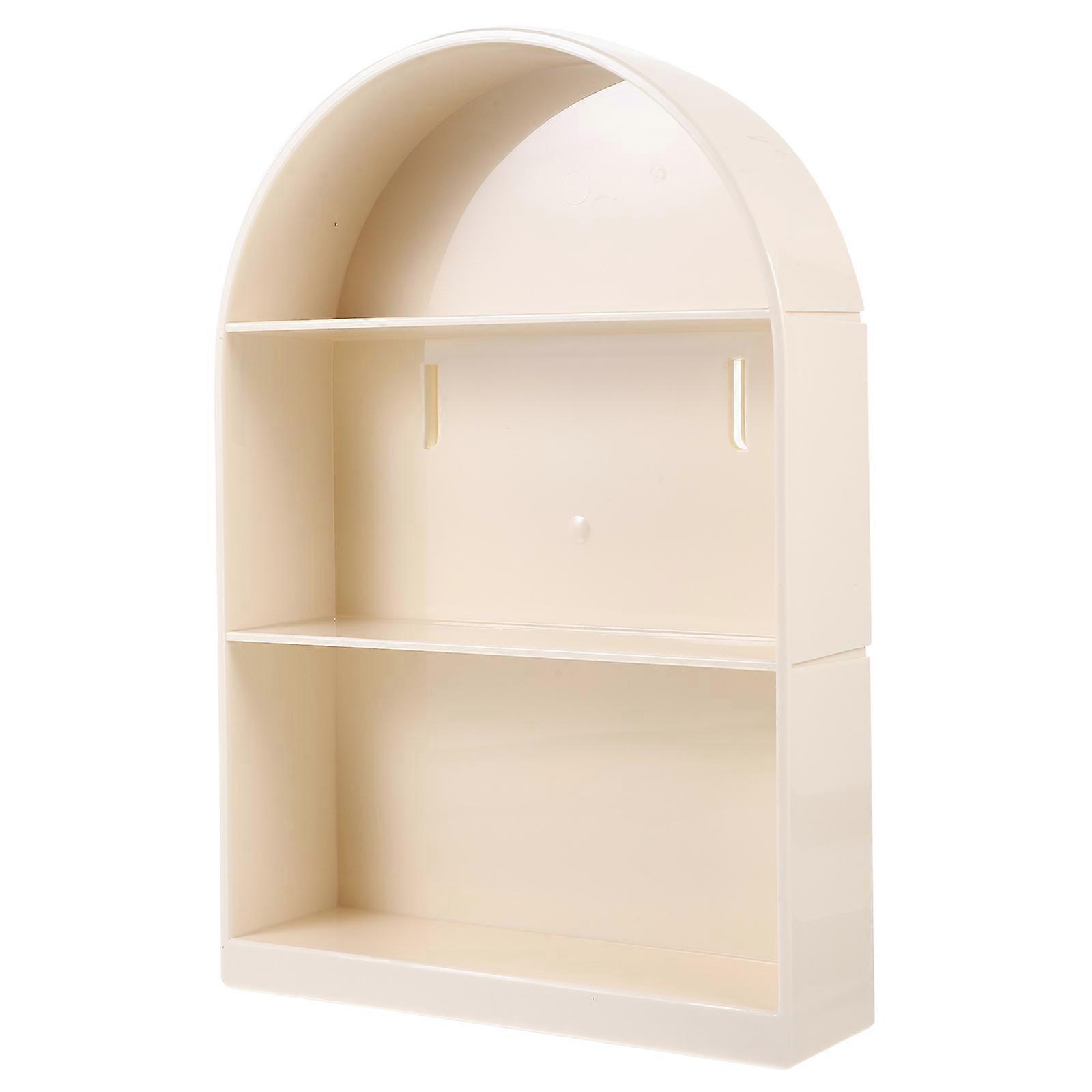 Wall Hanging Figurine Display Rack Plastic Shelf for 2Pcs