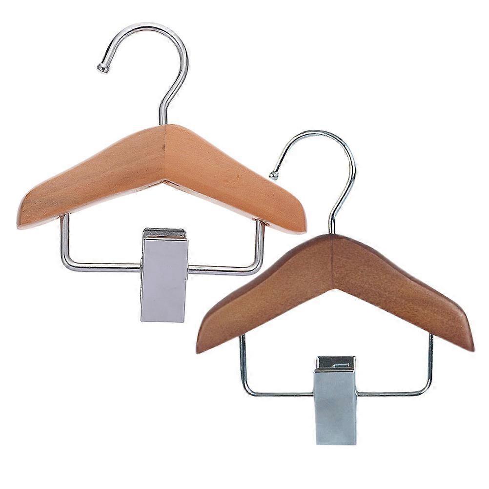 Cute Pet Clothing Hanger 2Pcs Decorative Items Assorted Color for Space-Saving