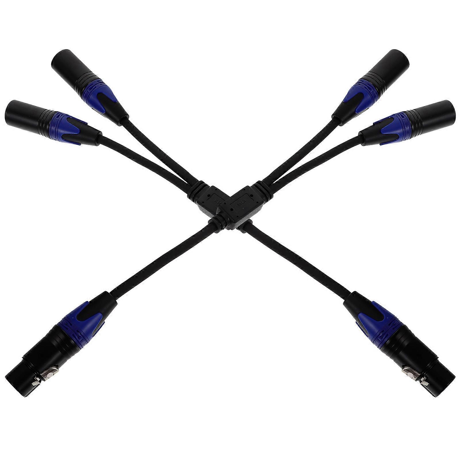 Xlr Splitter Cable 2Pcs for Professional Audio Setup Including Recording Equipment