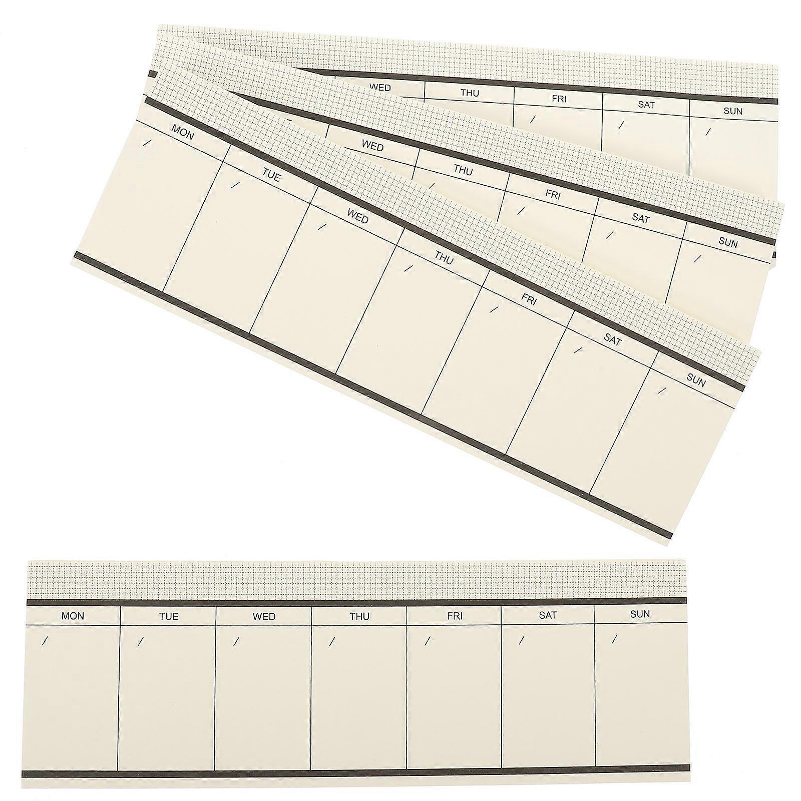 Tearable Schedule Notepads Weekly Planner for Office Use 8Pcs