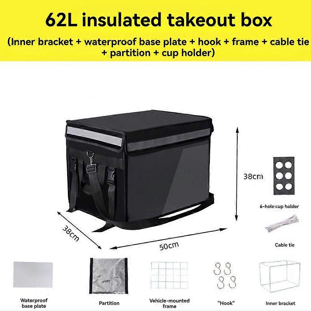 62L Thermother Meal Delivery Bag Rider Special for Outdoor Camping ...