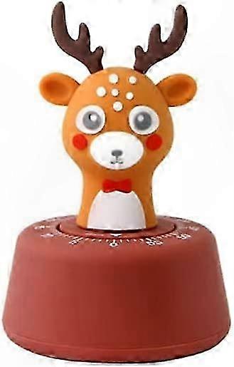 60 Minute Mechanical Kitchen Timer for Cooking, Kids Learning Time Management