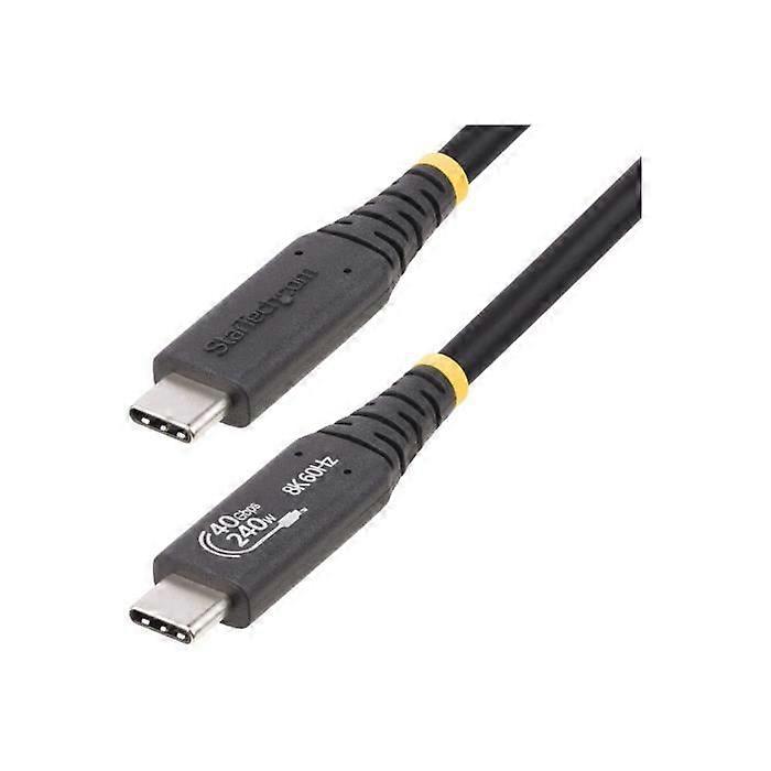 - StarTech.com - StarTech.com 1m USB4 Cable, USB-C Certified USB-IF, 40Gbps, PD - USB Cable - 24 pin USB-C (M) for 24 pin