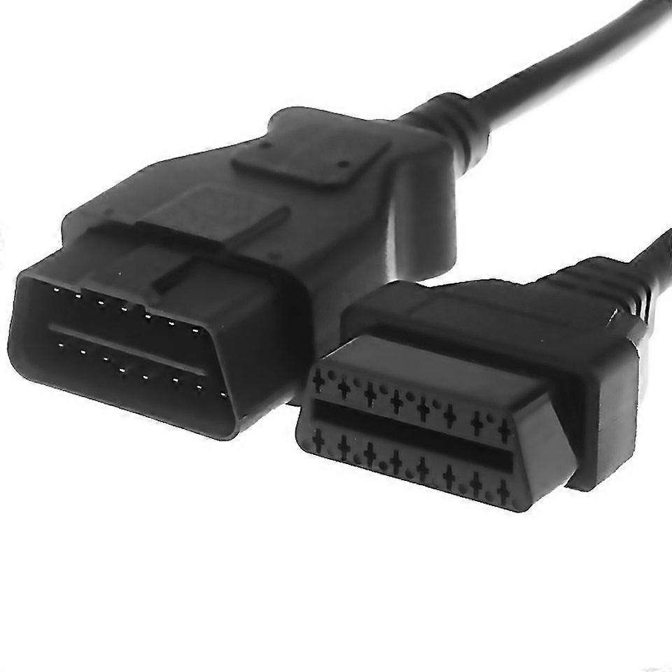 For Elm327 Obdii 16 Pin To 16 Pin Bluetooth Car Diagnostic Cable Length 15mblack