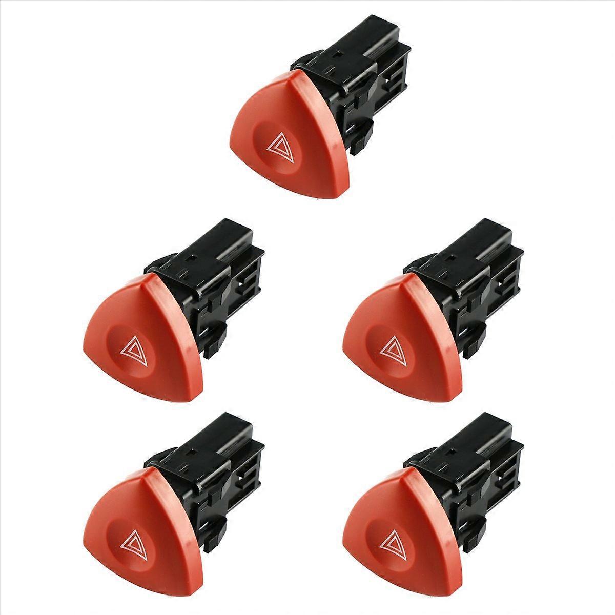 5X Hazard Warning Emergency Light Switch Button for Master Espace Trafic Vivaro 8200442724