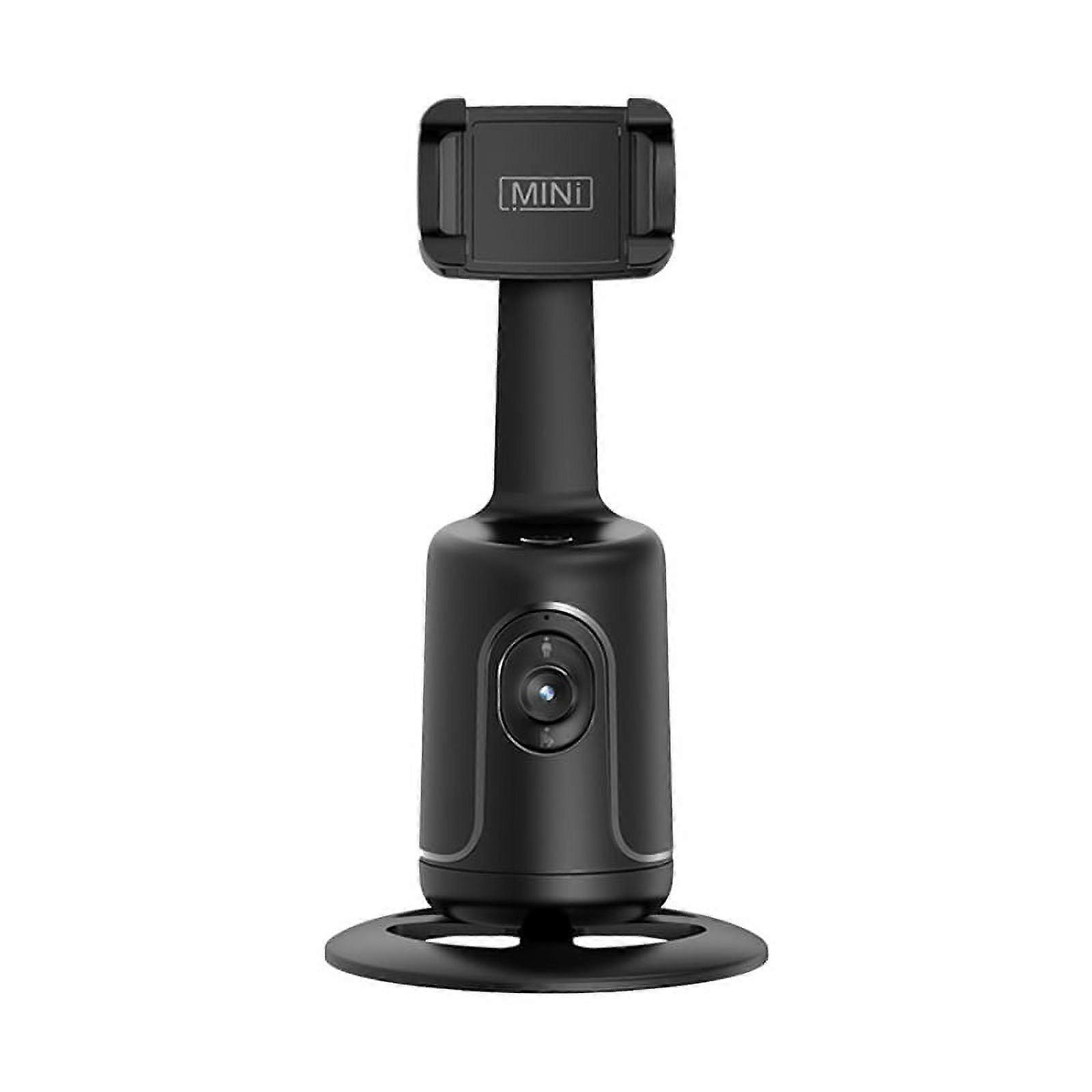 Phone Auto Face Tracking Gimbal Stabilizer 360° Rotation Desktop Handheld Gimbal Phone Tripod for Live Streaming-A