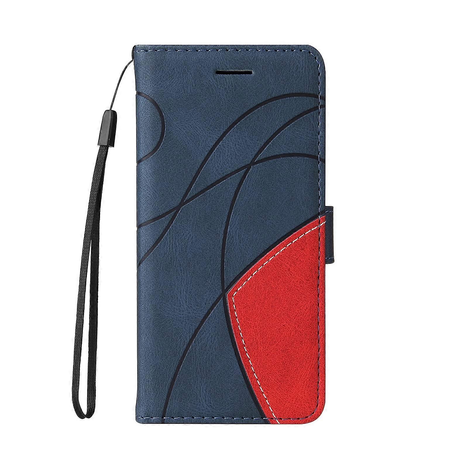 Wallet Case Soft Leather Flip Cover Card Slots Magnetic Compatible with Galaxy S23 FE 5G Blue
