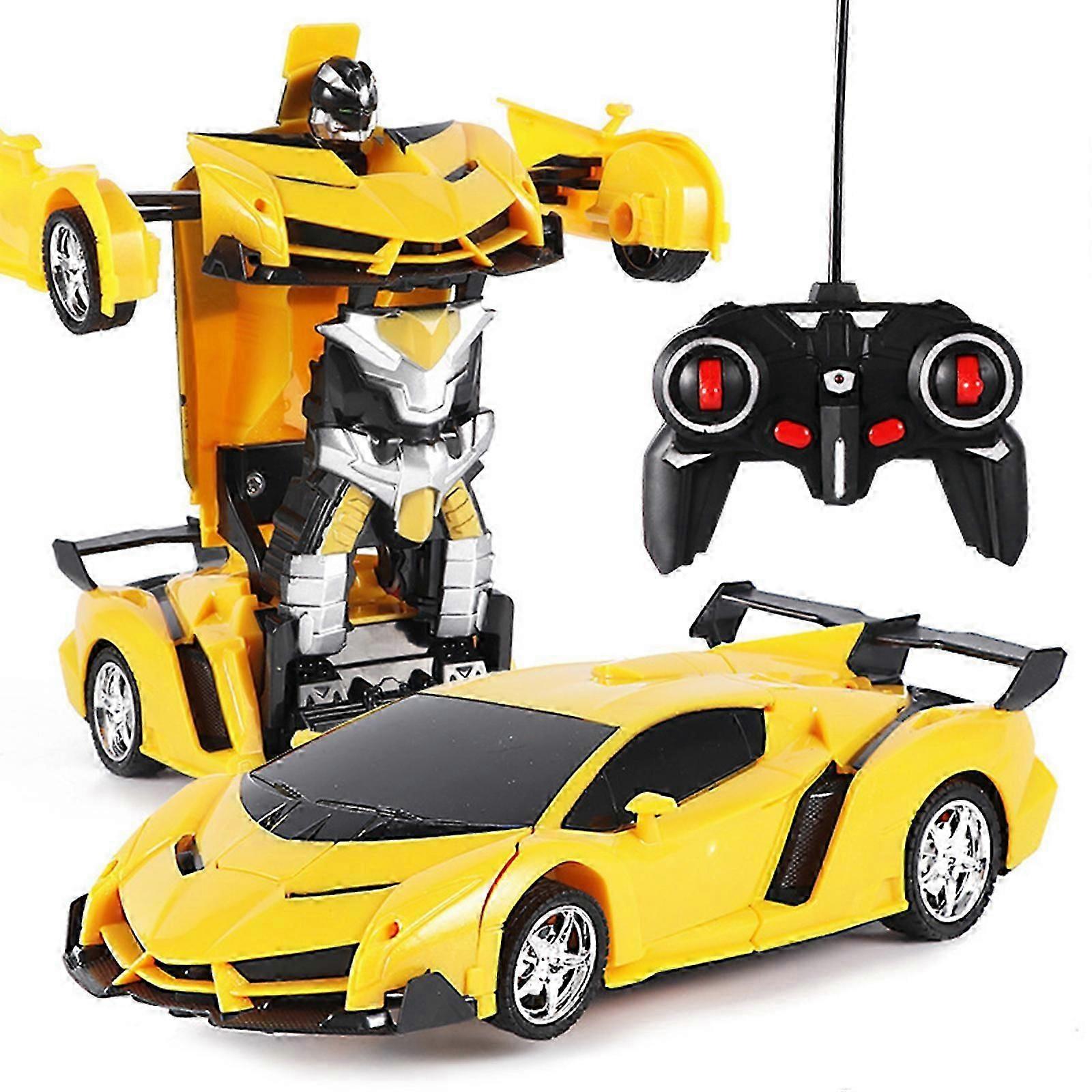 Transform Remote Control Car - RC Cars, One-Button Transforming, 360 Rotation Drifting, Gift Kids Aged 3+