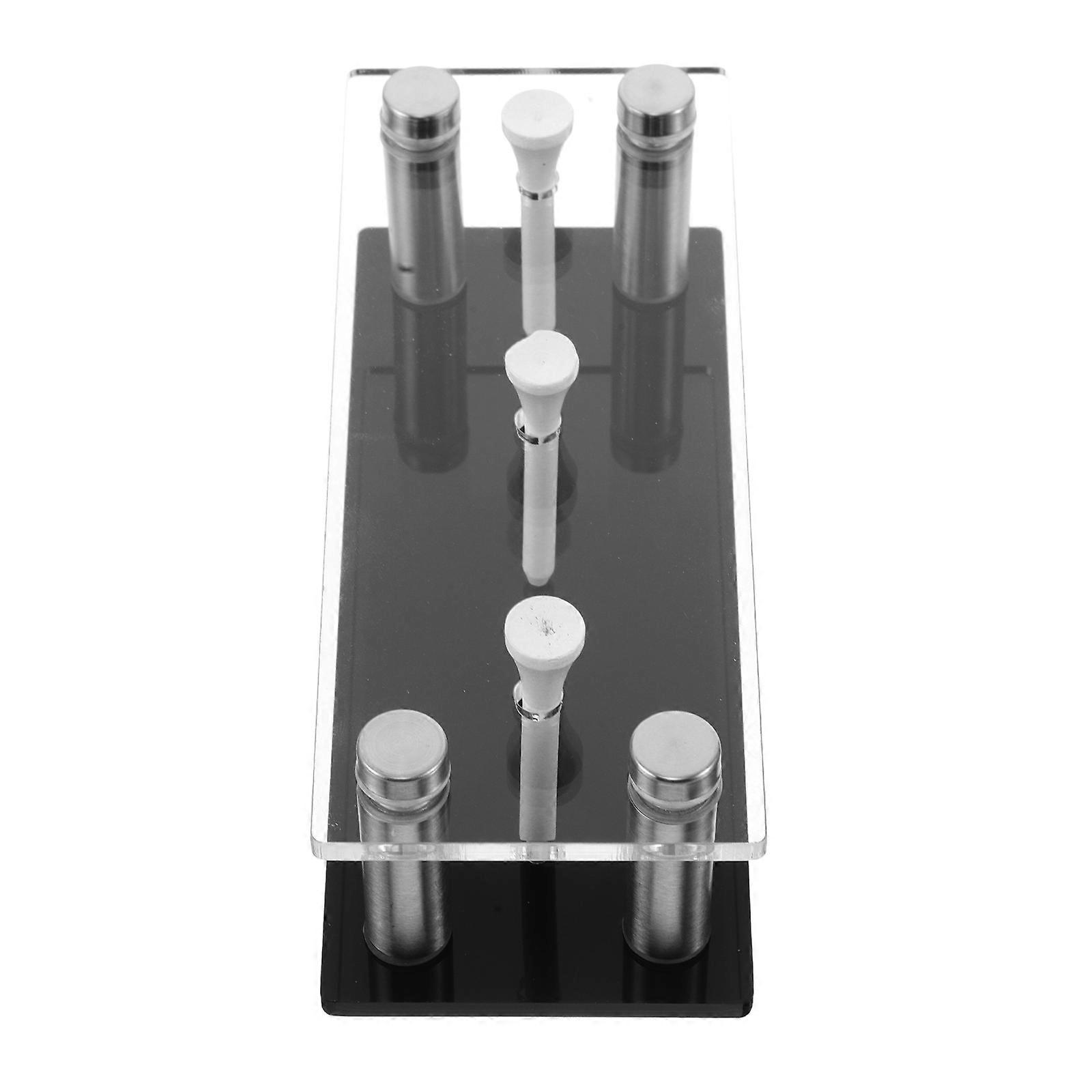 Golf Ball Display Stand Acrylic Organizer for Secure 2Pcs Storage