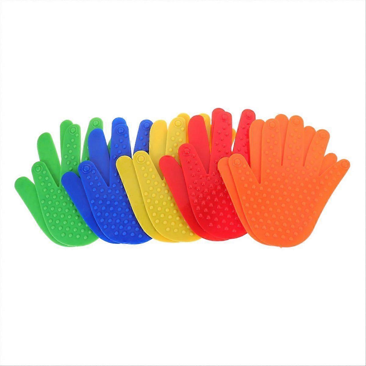 Hand Floor Markings for Gym Floor Site Marking Spots Hand Shape