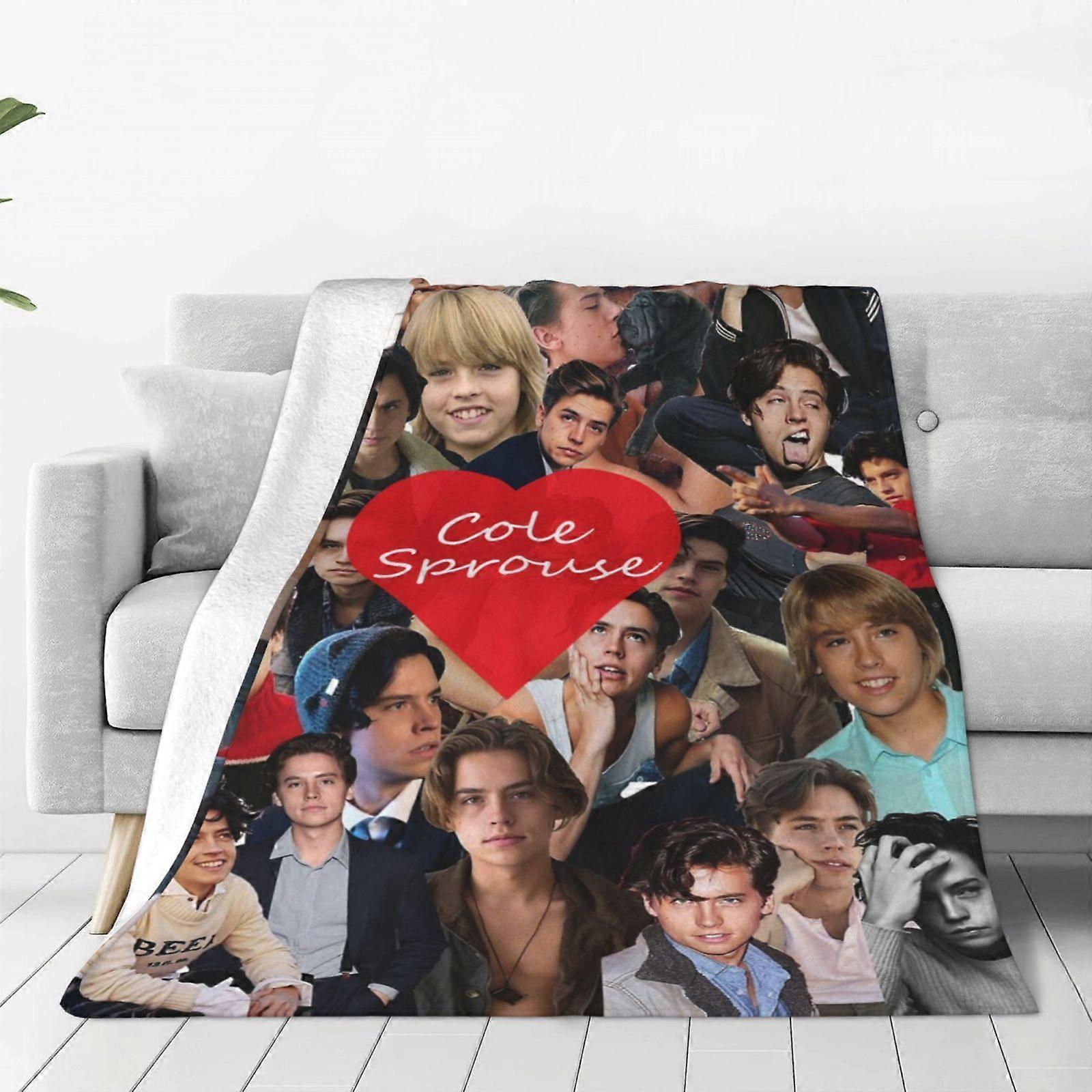 Cole Sprouse Fleece Throw Blanket, Ultra Soft Cozy Luxury Fuzzy Blanket For Couch Bed Sofa, Lightweight Warm Plush Blankhufhf410