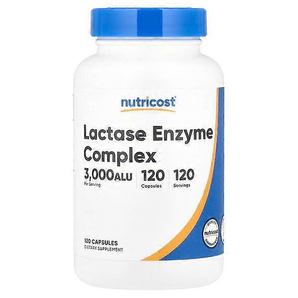 Nutricost, Lactase Enzyme Complex, 3,000 ALU, 120 Capsules