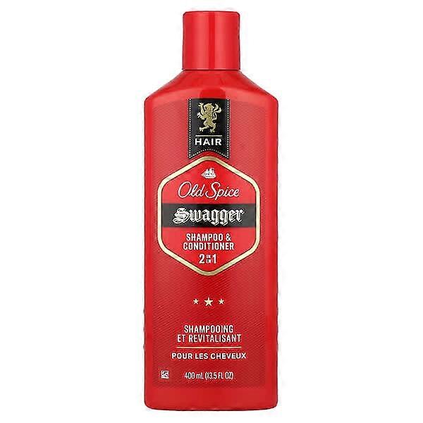 Old Spice, 2 in 1 Shampoo & Conditioner, Swagger, 13.5 fl oz (400 ml)