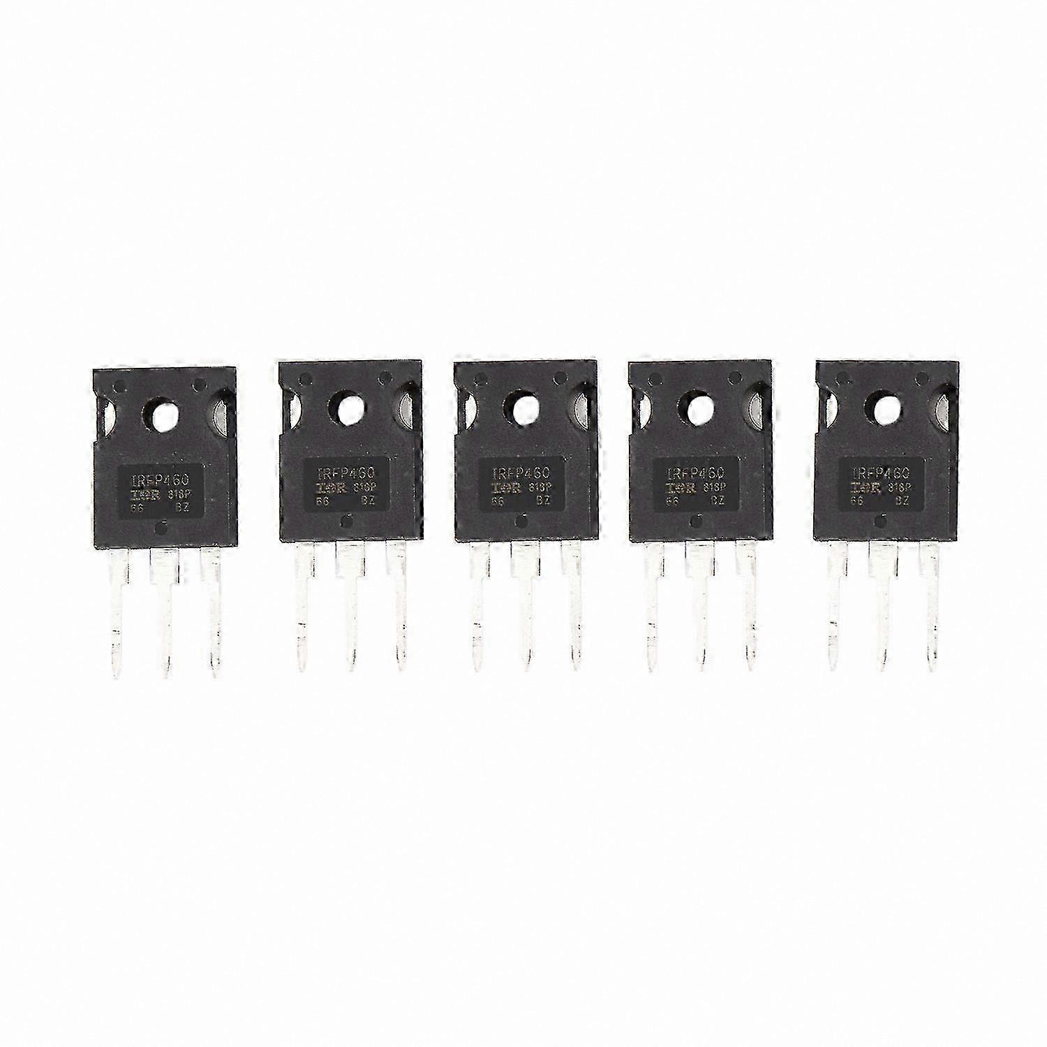 5-Pack N-Channel MOSFET Transistors, 20A 500V Power Components for Electronics Projects