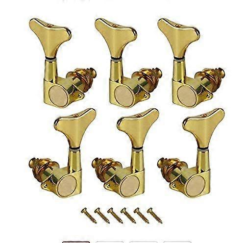 Gitardeler 6 stk. forseglede stemmeskruer for bassgitar og bass