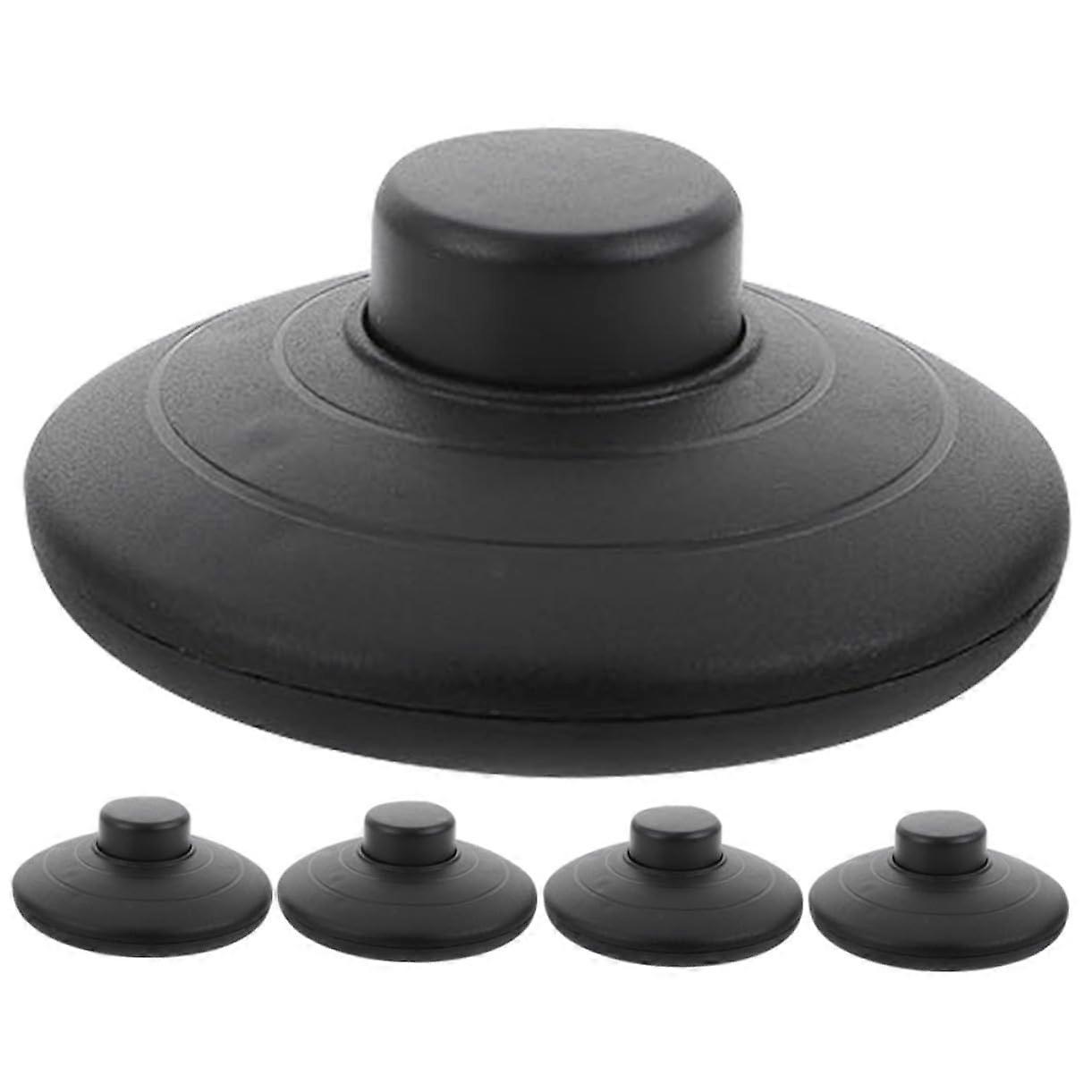 Foot Pedal Switch 5Pack ABS Material Inline Control Floor Lighting Automatic Wire Lock WearResistant Easy Install