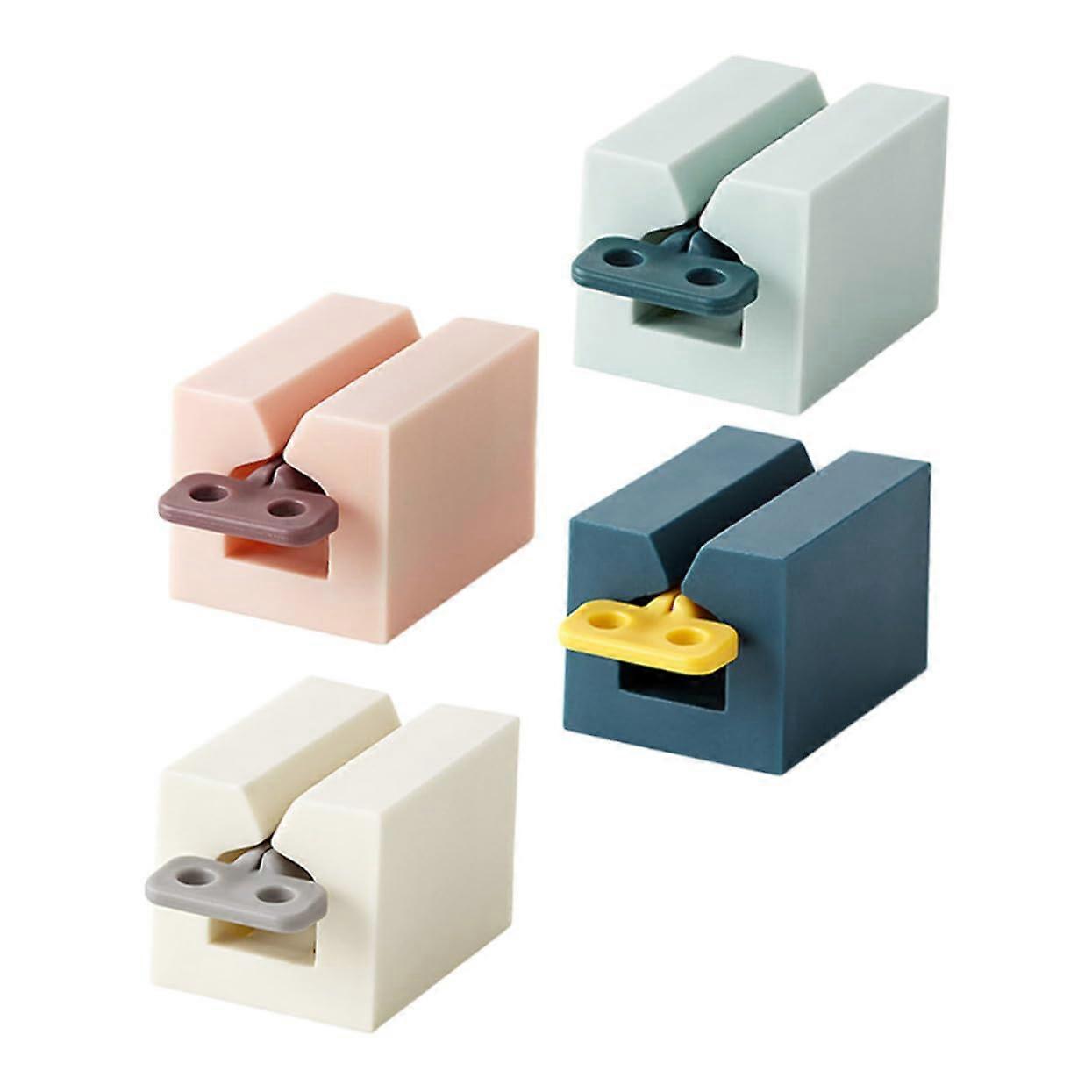 Toothpaste Squeezer 4Pack Tube Dispenser Manual Squeezing Tool For Adults Bathroom Accessory
