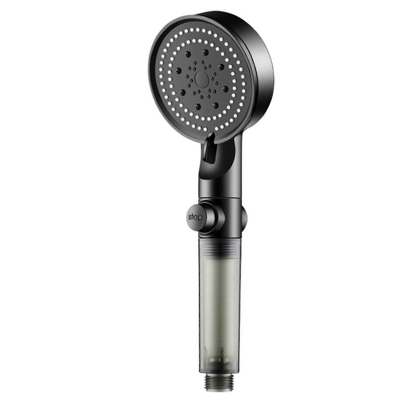 Pressure Shower Heads, 4 Spray Modes, 1.5M Filter Shower Head, On/Off Switch, NoHose Version