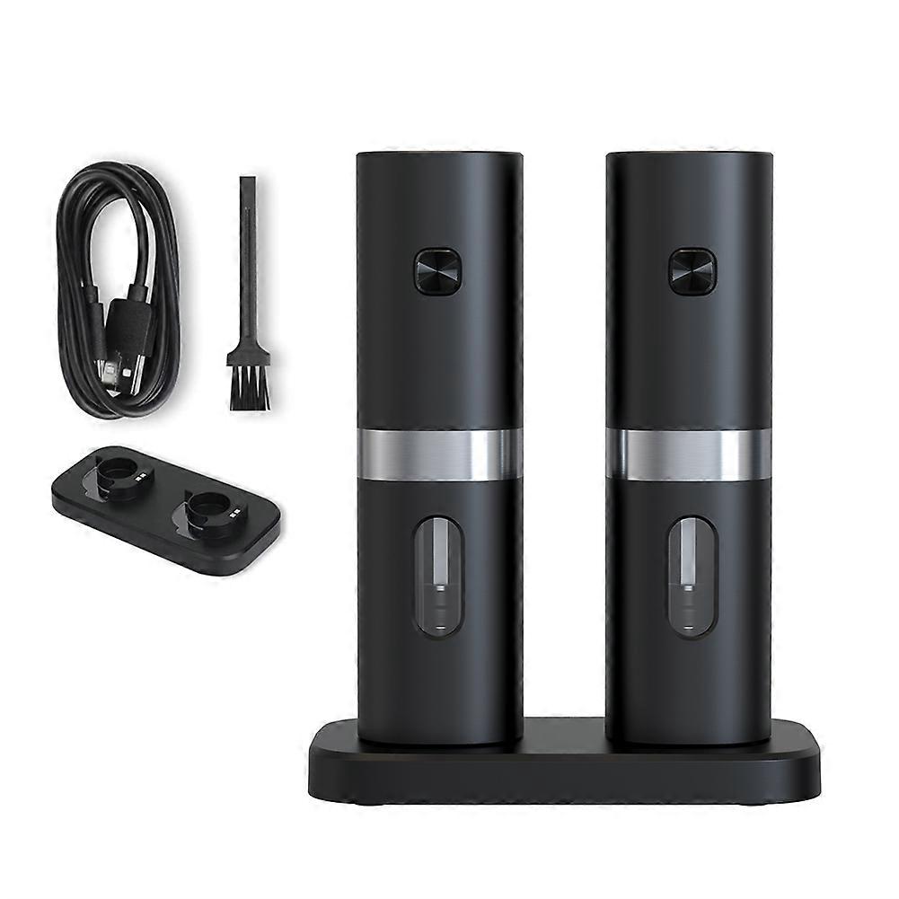 Electric Automatic Salt and Pepper Grinder Set