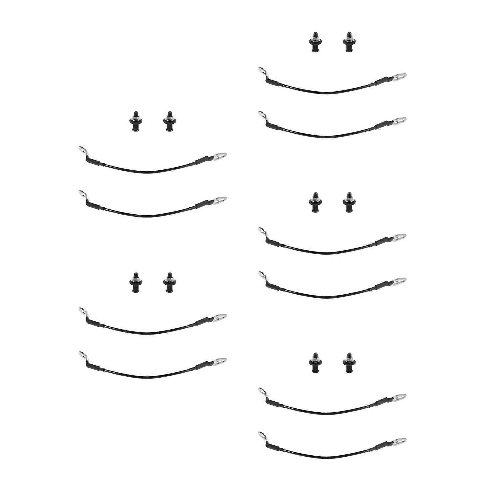 5 Sets  Heavy Duty Tailgate Support Cable Strap with Bolt for Truck Replacement Liftgate Support and Tailgate Cable Replacement