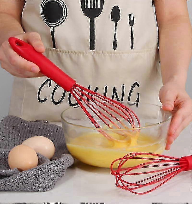 Silicone Whisk , Non-Scratch Design, Ideal for Cooking and Baking