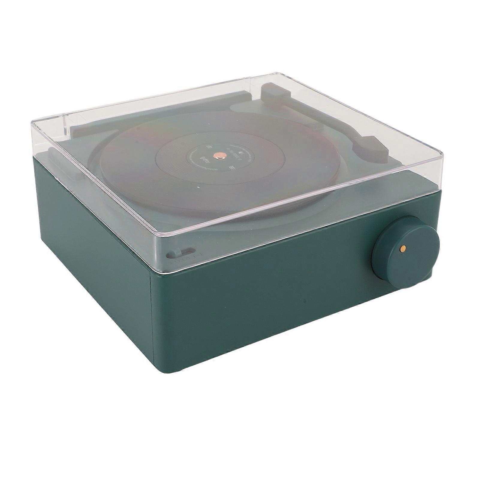 Bluetooth Speaker Alarm Clock Clear Stereo Sound Multifunction Retro Small Desktop Electronic Clock for Home Bedroom Green 