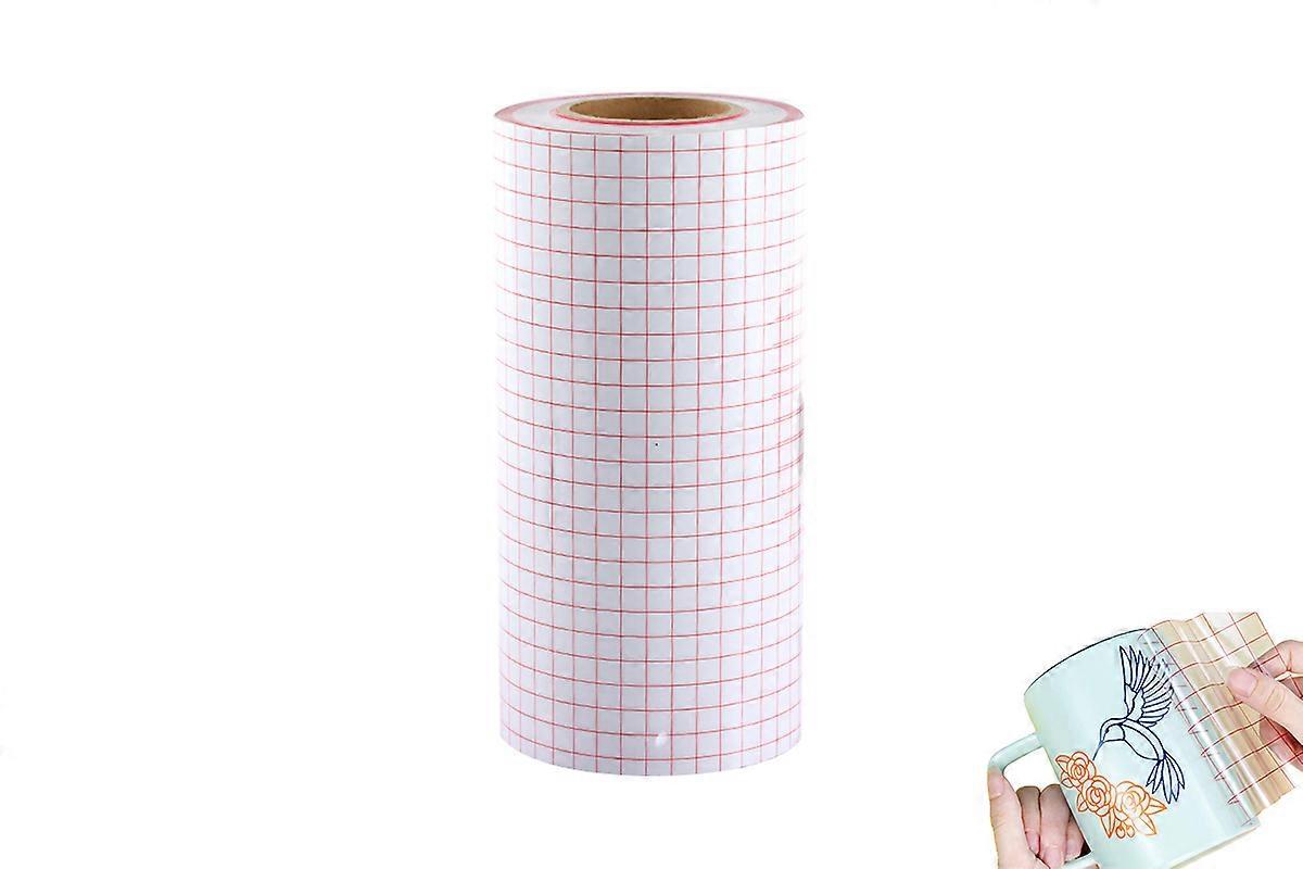 Transfer Tape for Vinyl Red Alignment Grid Clear Transfer Paper Medium Tack
