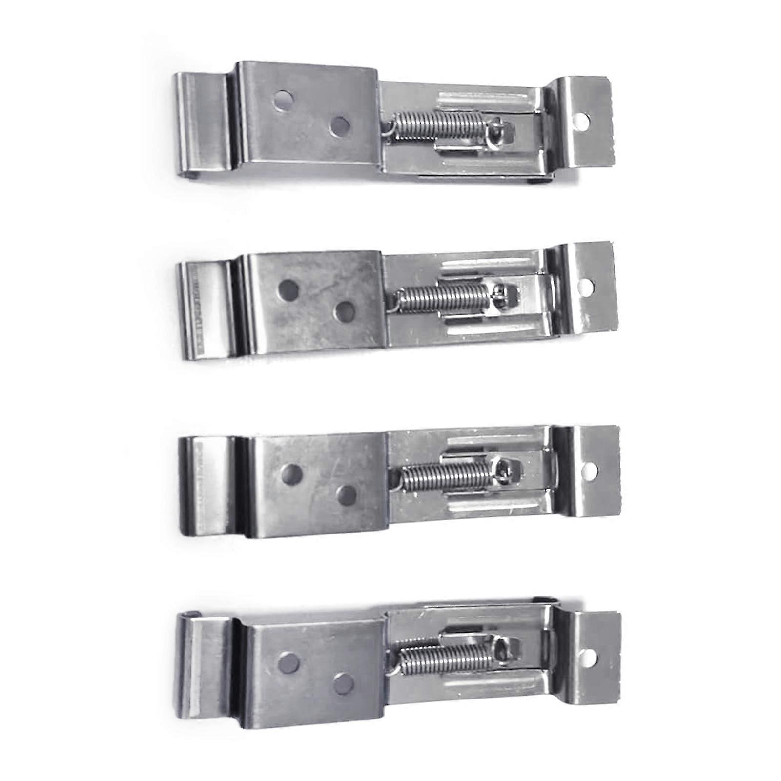 Pack of 4 Trailer Number Plate Stand License Plate Bracket Metal Number Plate Clip Frame Number Plate Hold for Truck Multicolor