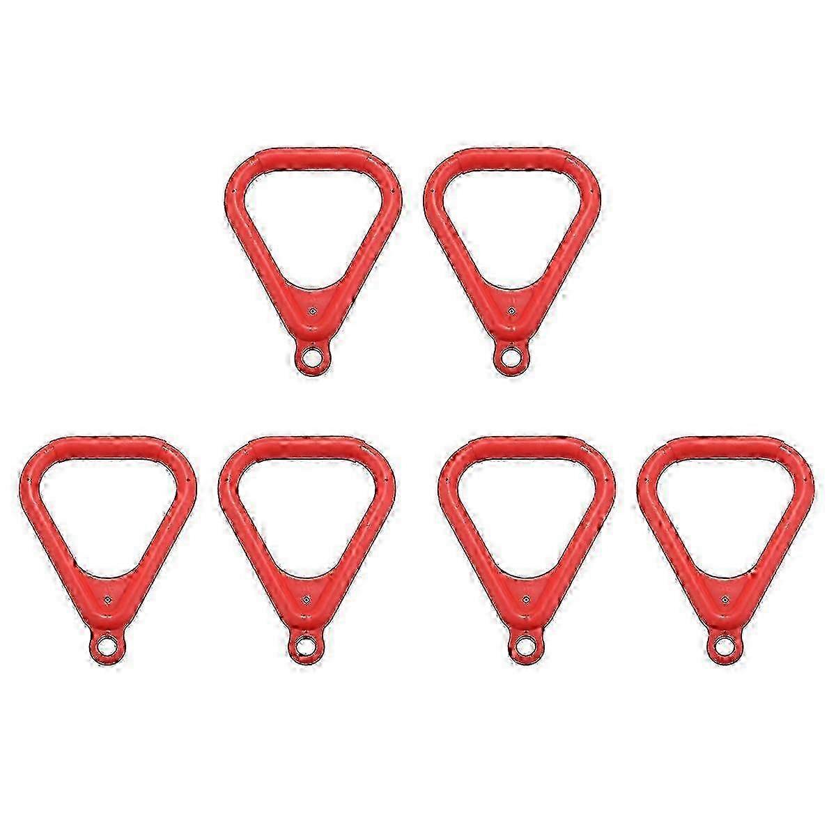 6X Trapeze Ring Swing Set Play Set Playground Trapeze Bar Jungle Gym Monkey Bar Ring Large Trapezoi