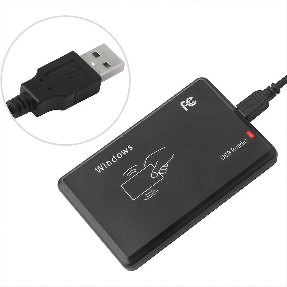 USB RFID Reader Dual Band ID+IC Contactless Sensitivity Smart Card Reader Support Window System and