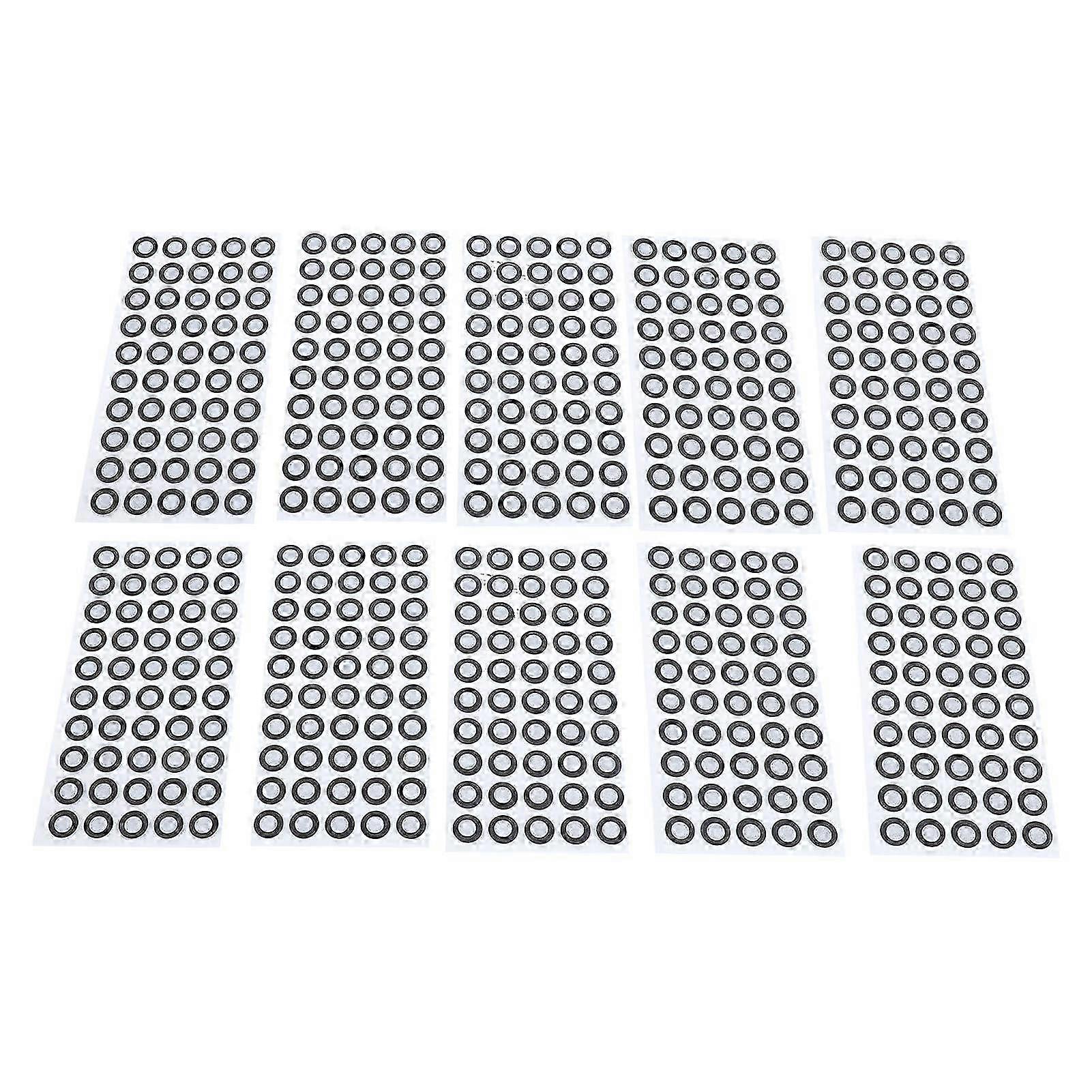 500 Pcs 3D Scanning Marker 6mm ID 10mm OD Reference Point Diffuse Reflection Markers 3D Scan Tracking Dots