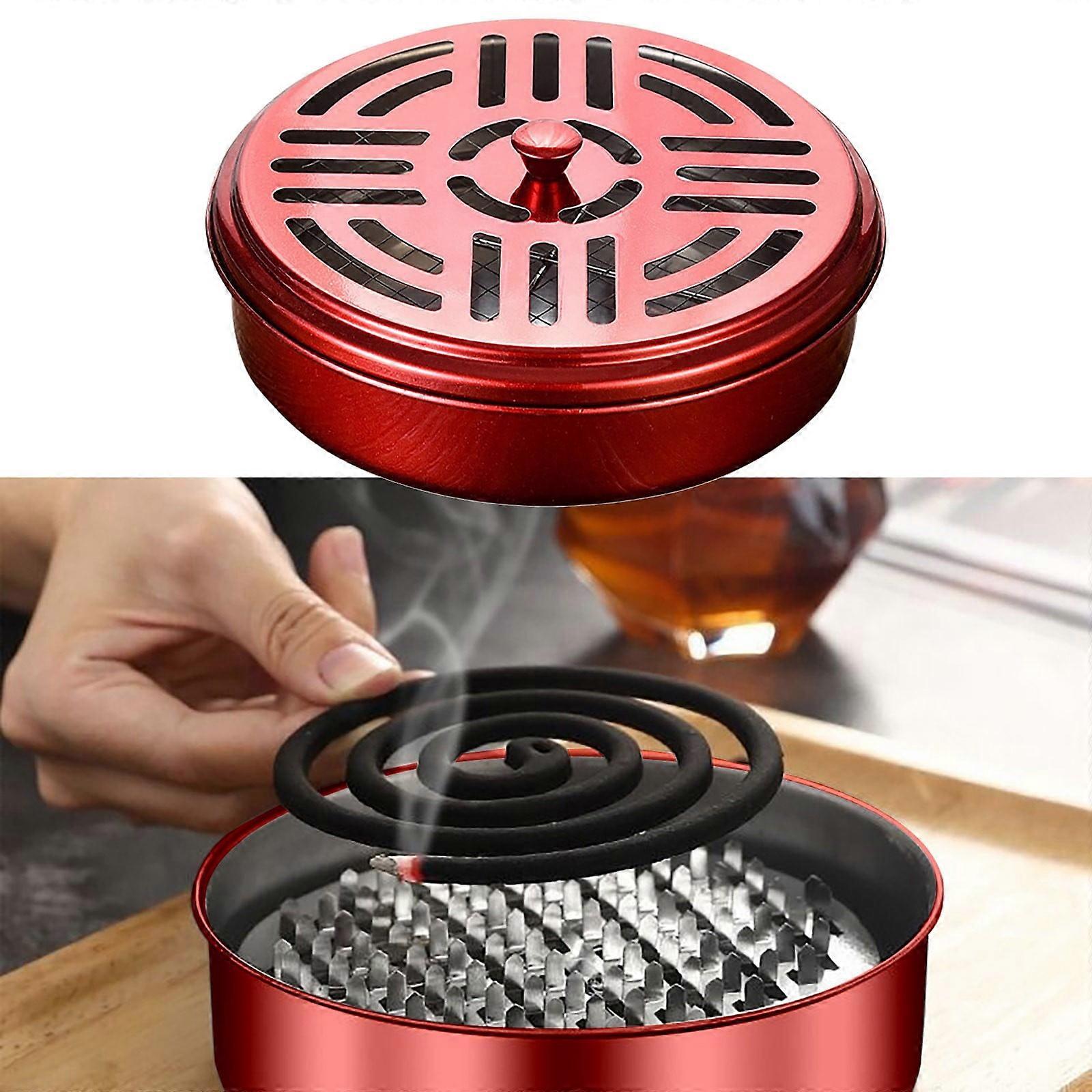 WinysinStainless Steel Coil Disk Windproof Hollow Design Stable Box For Home