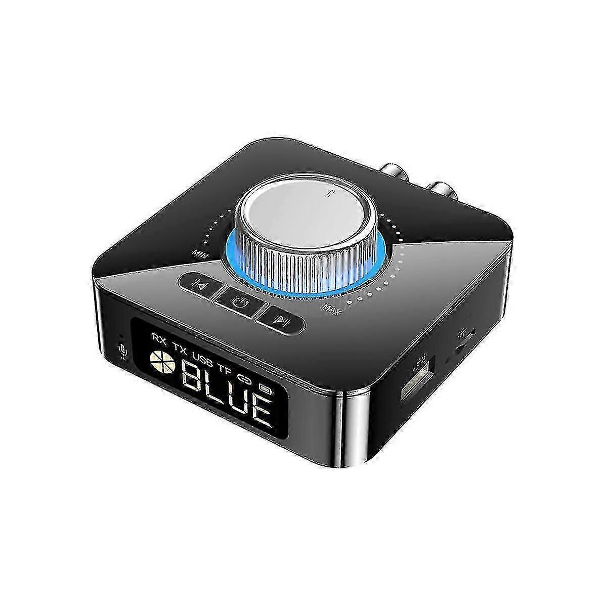 Led Smart Digital Display Bluetooth Adapter Bluetooth 5.0 Audio Receiver Transmitter 2 In1 Aux Audio Adapter Converter