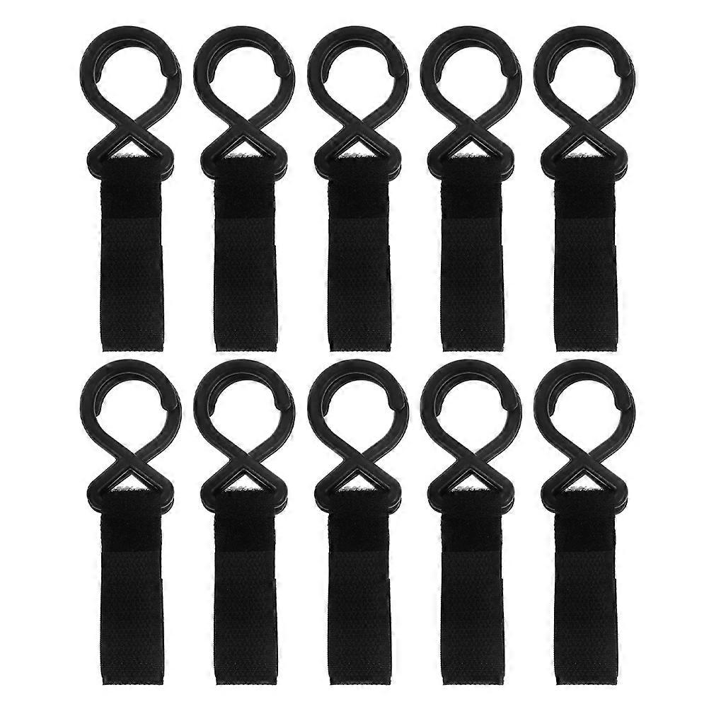 Versatile Stroller Hooks for Hanging Diaper Bags 12Pcs Easy Installation