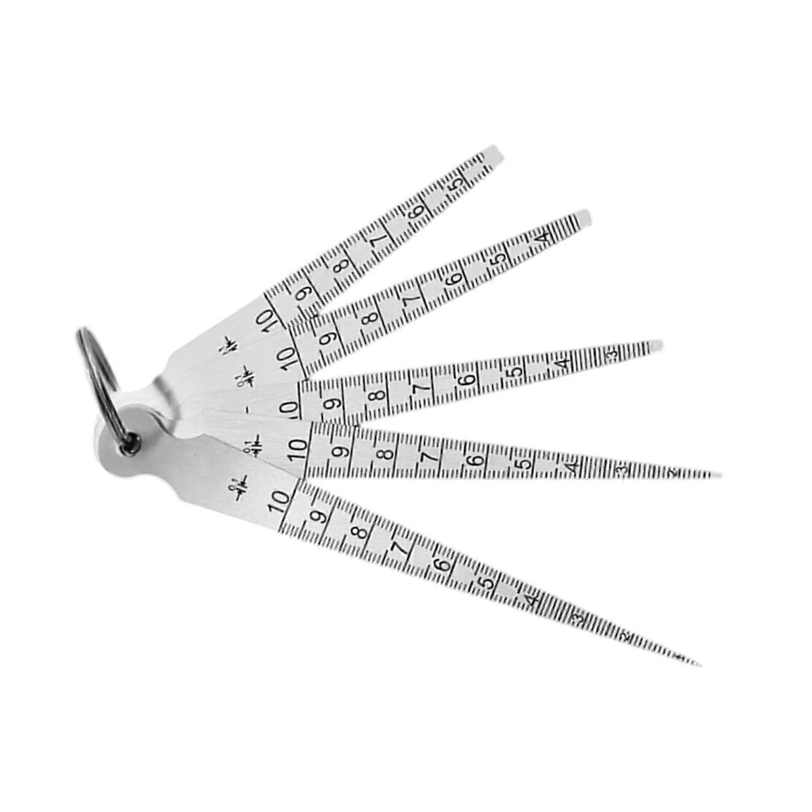 Professional Tapered Feeler Gauge Set Featuring Even Edges High Accuracy Gaps Gauges for Safe Mechanical Adjustments Multicolor