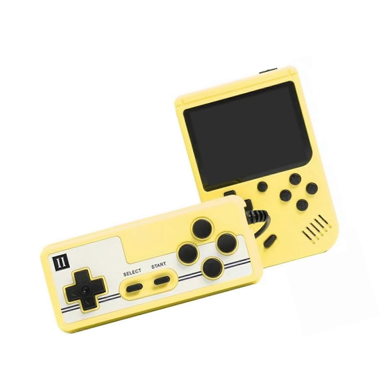 Five hundred in 1 Traditional Tiny Play Device version Foot Detailed Display Thin Two Player Three thousand All Epochs  yellow