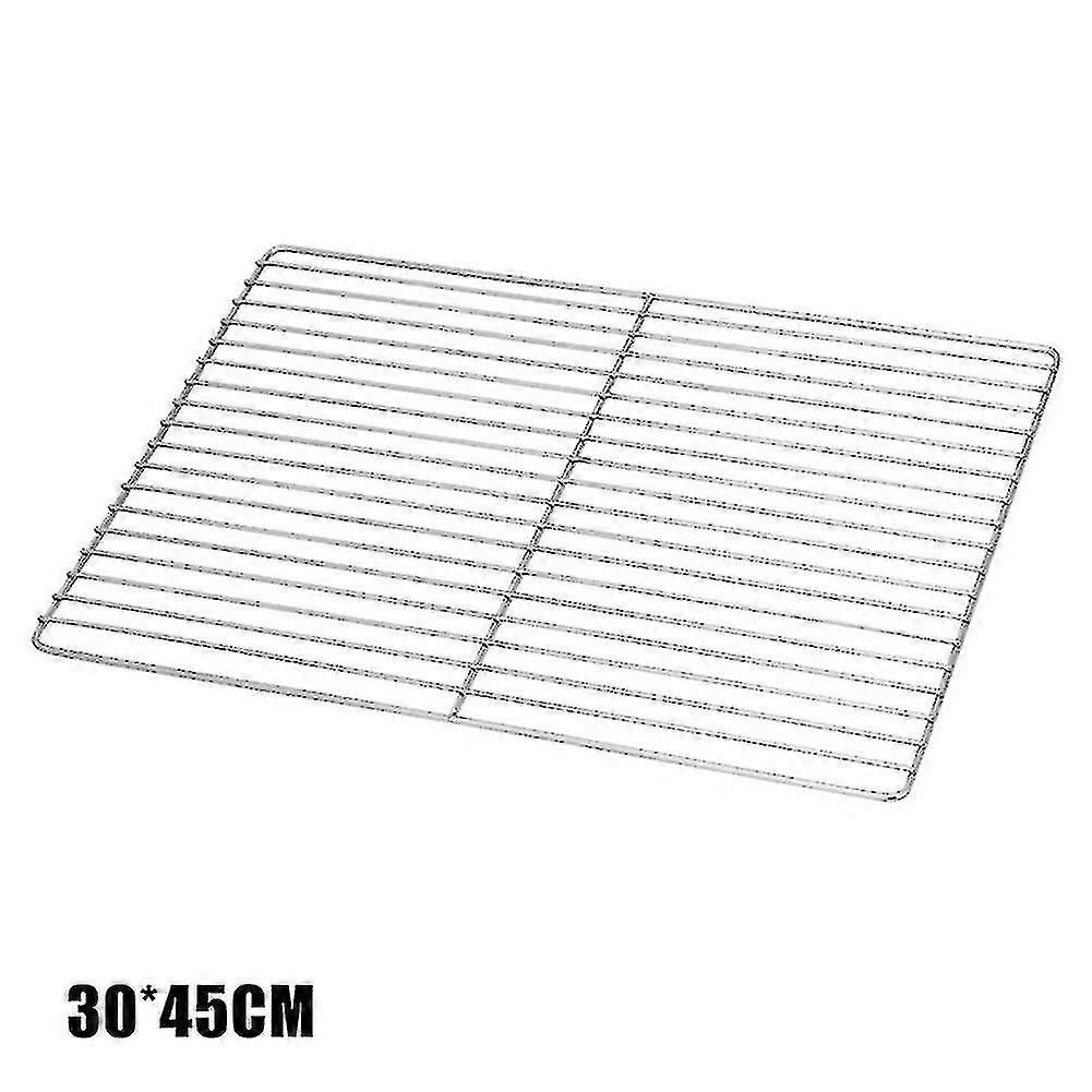Barbecue Bbq Grill Net Stainless Steel Rack Grid Grate Replacement For Camping