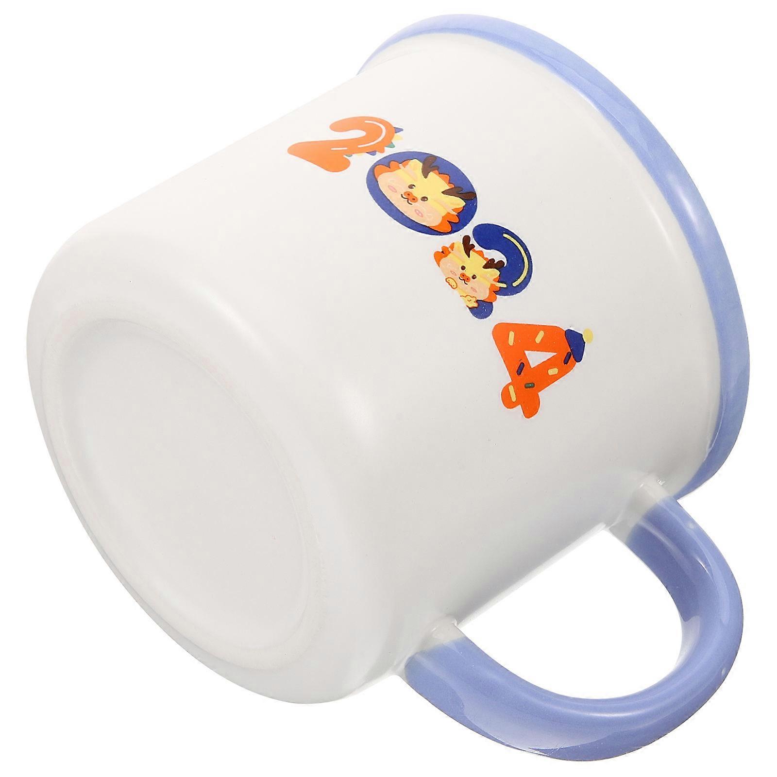 Ceramic Coffee Mug 2024 Dragon Pattern Coffee Mug with Handle Milk Mug Coffee Cup