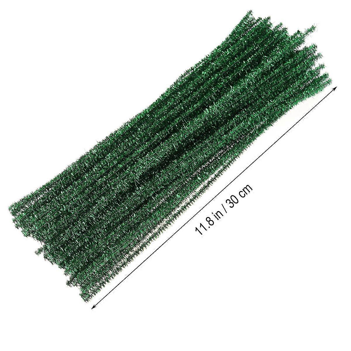 Stem DIY Craft Material Twisted Stems for Creative Gift 100Pcs Green Bars