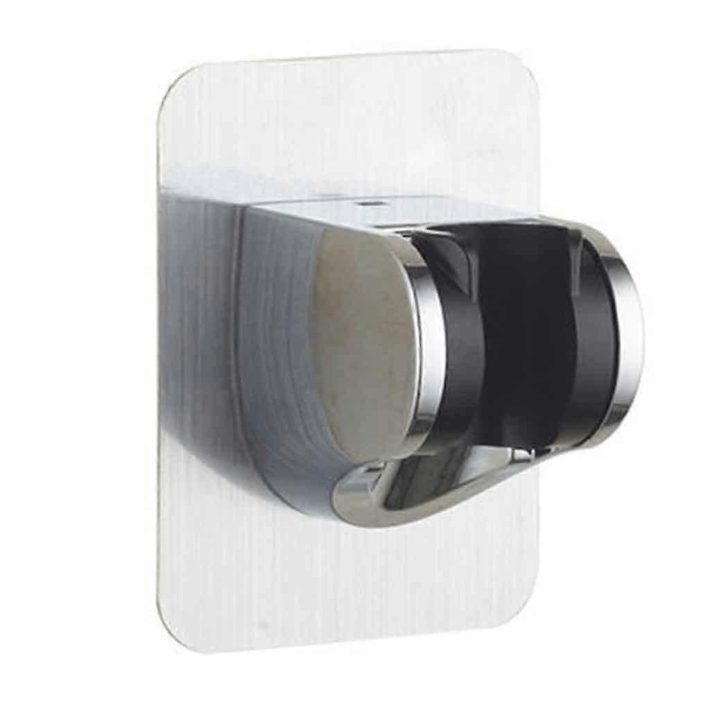 SelfAdhesive Adjustable Shower Head Holder Punch Wall Mount Bathroom Rack 9.5x7cm
