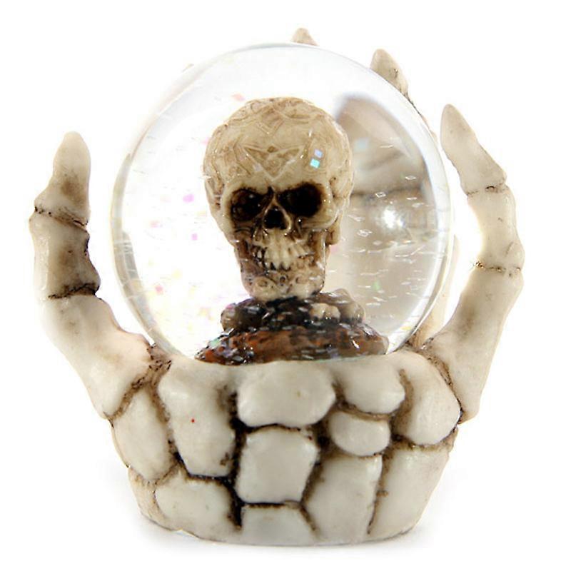 Fantasy Skeleton Hand and Skull Snow Globe 1 Pack