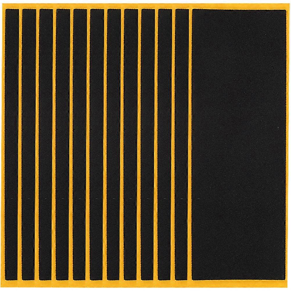 Black Foam Grip Tape Fingerboard Grip Tape for Decoration 48Pcs