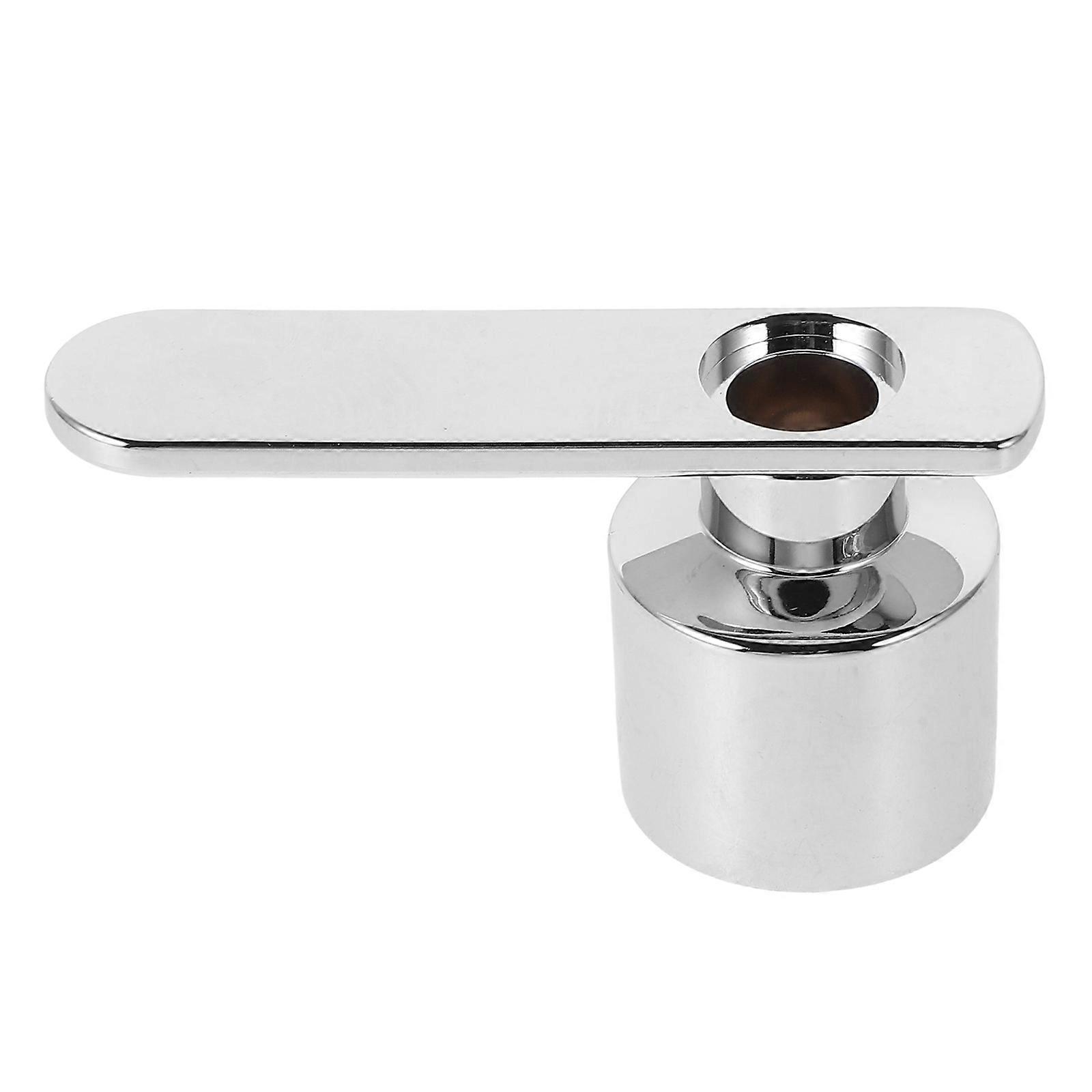 Universal Silver Plastic Shower Faucet Handle Replacement for Faucet with Ergonomic Design and Precise Water Flow Control 1 inch